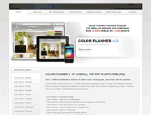 Tablet Screenshot of colorplanner.com